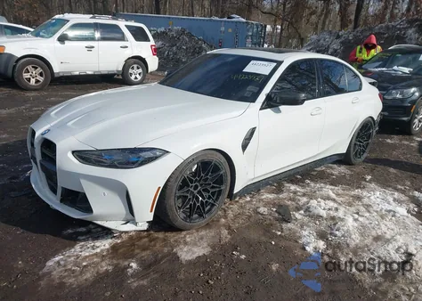 2024 BMW M3 Competition xDrive z USA, uszkodzony, nr VIN WBS43AY05RFR70349